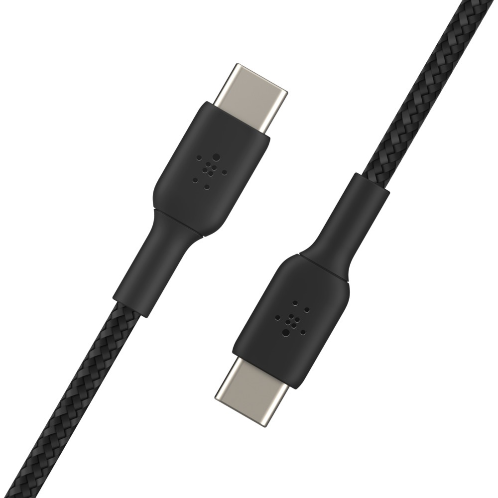 Belkin BoostCharge Cavo intrecciato USB-C a USB-C 1 m Ricarica rapida Nero
