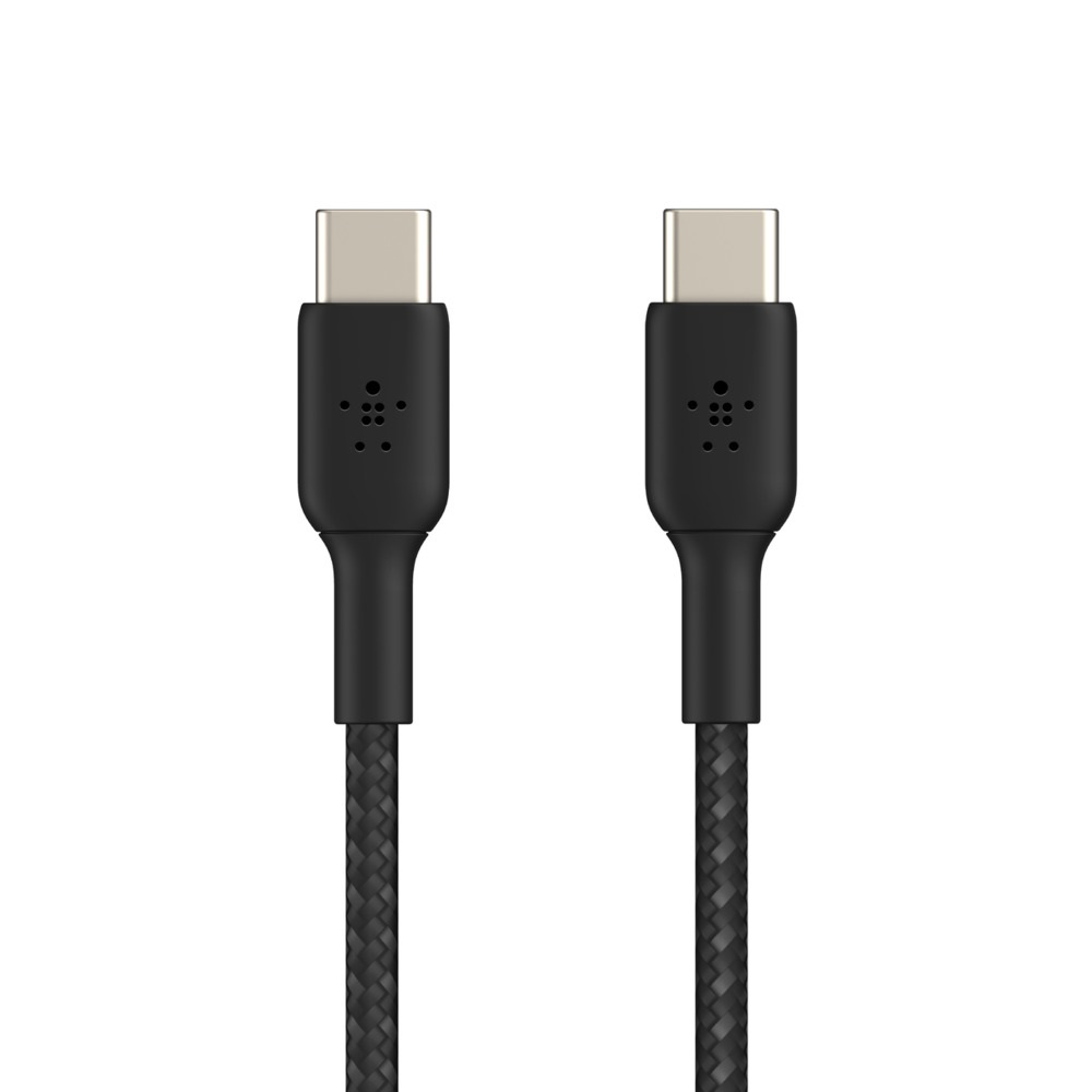Belkin BoostCharge Cavo intrecciato USB-C a USB-C 1 m Ricarica rapida Nero
