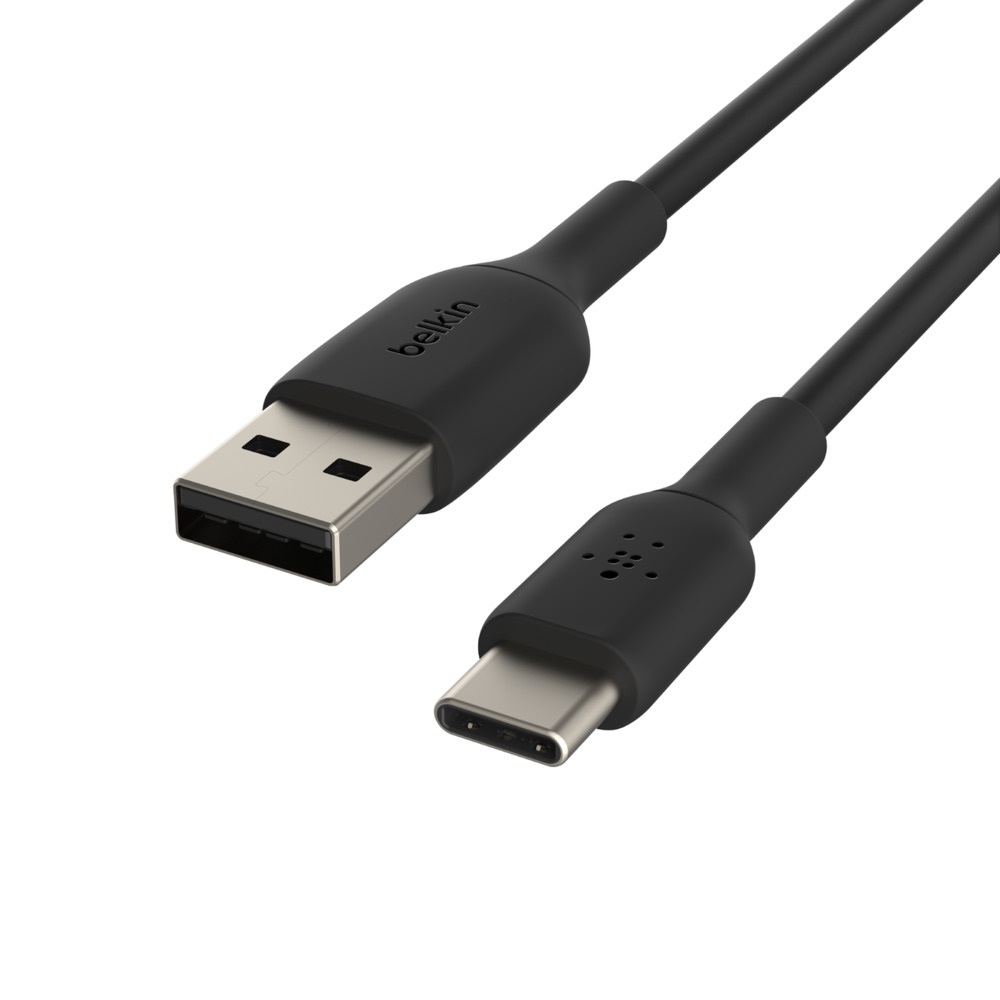 Belkin BoostCharge Cavo USB-C a USB-A 1 m - Compatibile con iPhone 16/15, Samsung Galaxy S24, Pixel, iPad Pro, Nero