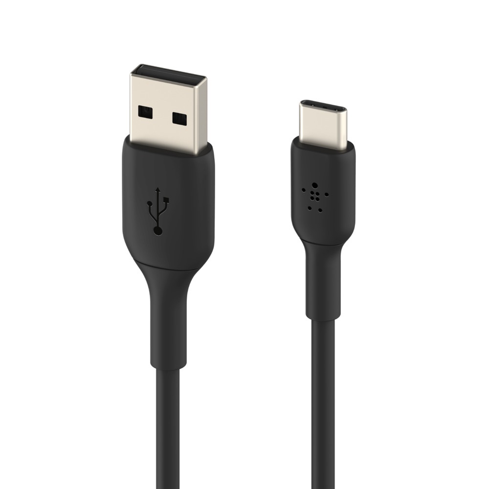Belkin BoostCharge Cavo USB-C a USB-A 2 m Nero - Compatibile con iPhone 16/15, Samsung Galaxy S24, Pixel e altro