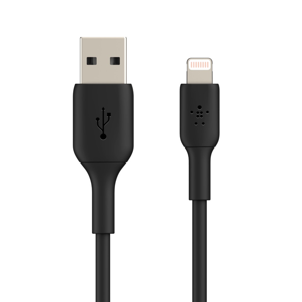 Belkin Cavo Lightning 1 m Nero - Cavo da Lightning a USB-A per iPhone, iPad e AirPods, Certificato MFi