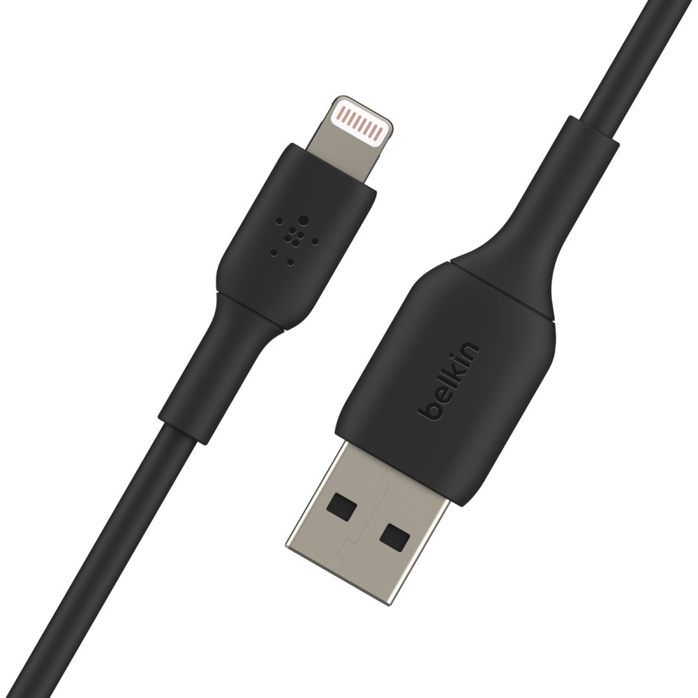 Belkin Cavo Lightning 1 m Nero - Cavo da Lightning a USB-A per iPhone, iPad e AirPods, Certificato MFi