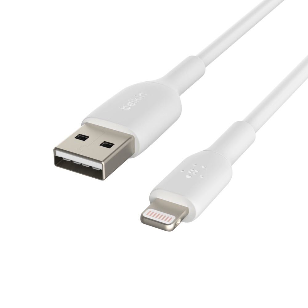 Belkin Cavo Lightning MFi da USB-A a Lightning 2m - Bianco, Compatibile con iPhone, iPad e AirPods