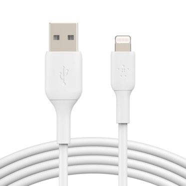 Belkin Cavo Lightning MFi da USB-A a Lightning 3m per iPhone, iPad e AirPods - Bianco