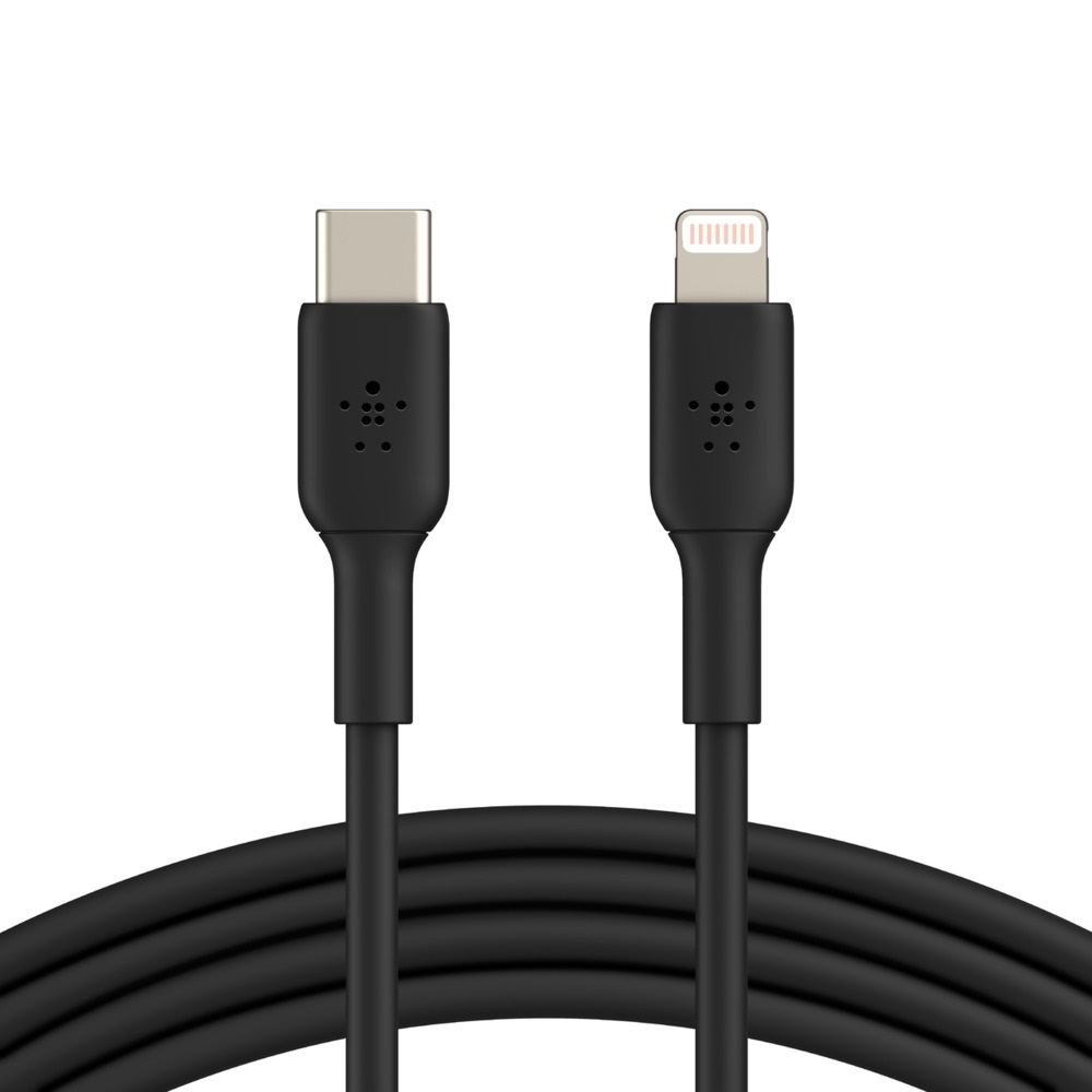 Belkin Cavo USB-C a Lightning 1 m Nero - Cavo di ricarica rapida certificato MFi per iPhone 14 e versioni precedenti