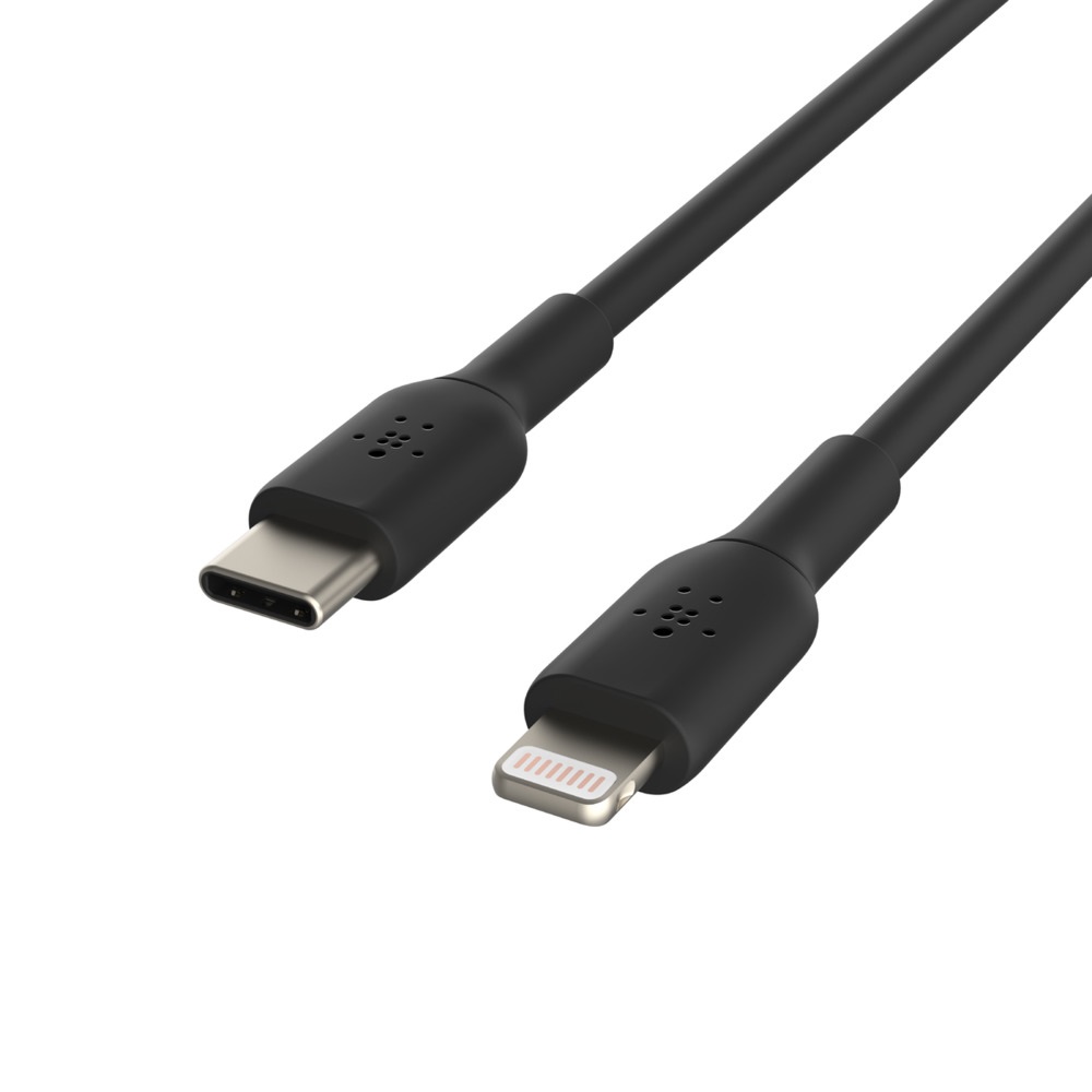 Belkin Cavo USB-C a Lightning 1 m Nero - Cavo di ricarica rapida certificato MFi per iPhone 14 e versioni precedenti
