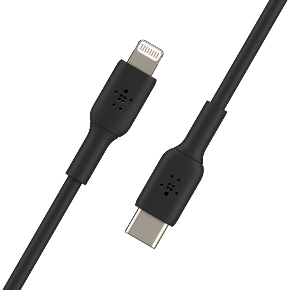 Belkin Cavo USB-C a Lightning 1 m Nero - Cavo di ricarica rapida certificato MFi per iPhone 14 e versioni precedenti