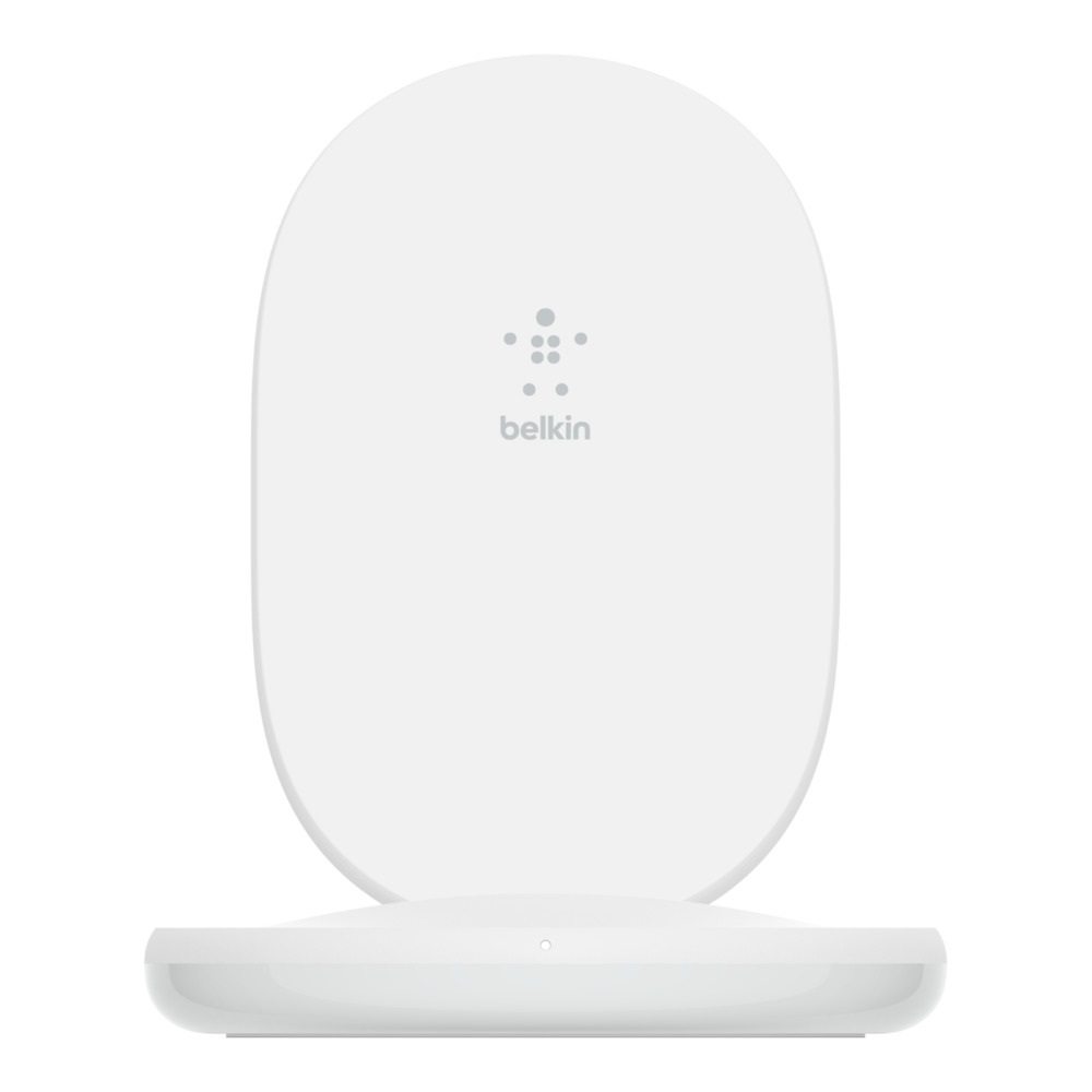 Belkin BOOST↑CHARGE Supporto di Ricarica Wireless 15W Bianco - Caricabatteria Qi Rapido per Smartphone