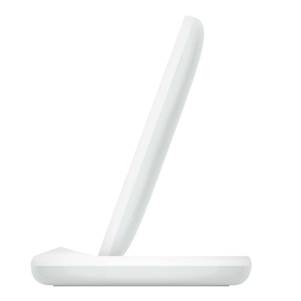 Belkin BOOST↑CHARGE Supporto di Ricarica Wireless 15W Bianco - Caricabatteria Qi Rapido per Smartphone