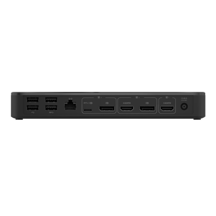Belkin INC003VFBK Docking Station USB-C a 14 Porte con Power Delivery 65W, Supporto Triplo Display 4K, 2 HDMI, 2 DisplayPort, 3 USB-C e 5 USB-A, Nero