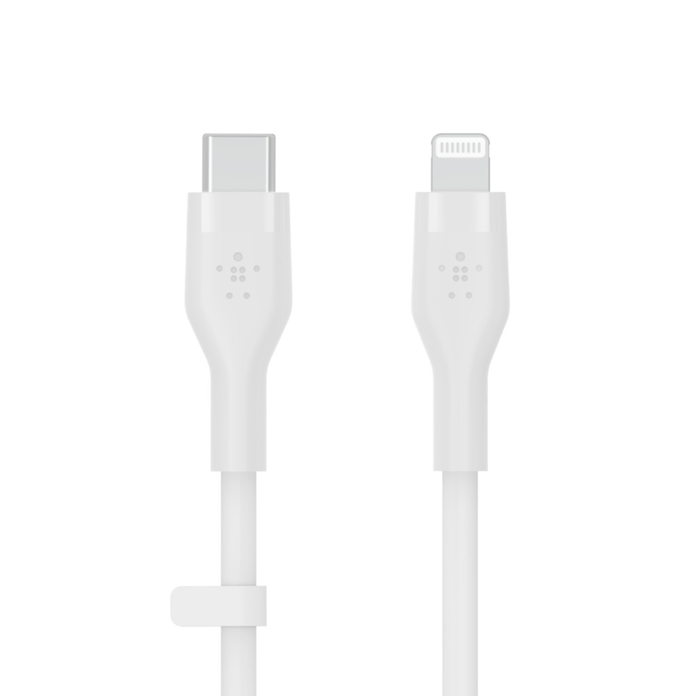 Belkin BoostCharge Flex Cavo USB Type C a Lightning 2 m Bianco - Ricarica rapida 20 W, MFi, silicone
