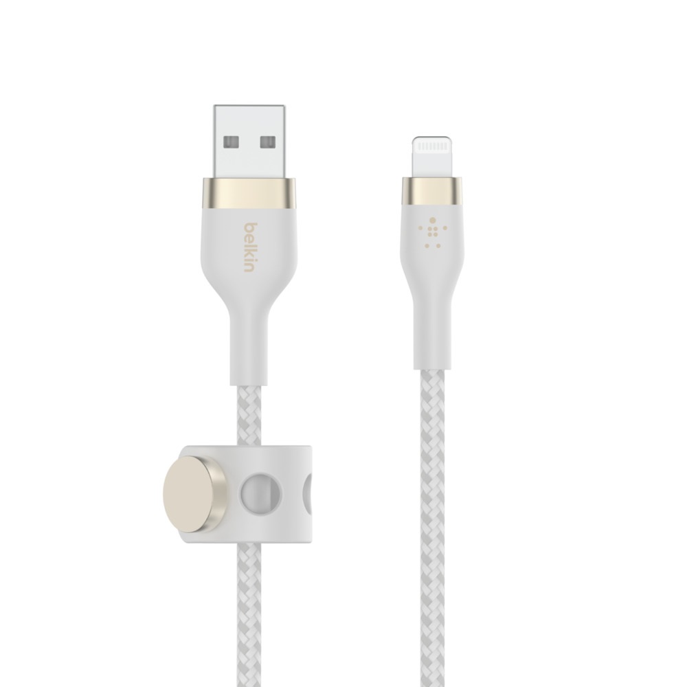 Belkin CAA010BT3MWH Cavo Lightning 3 m Bianco - USB A a USB C/Lightning, Certificato MFi, Compatibile con iPhone e iPad