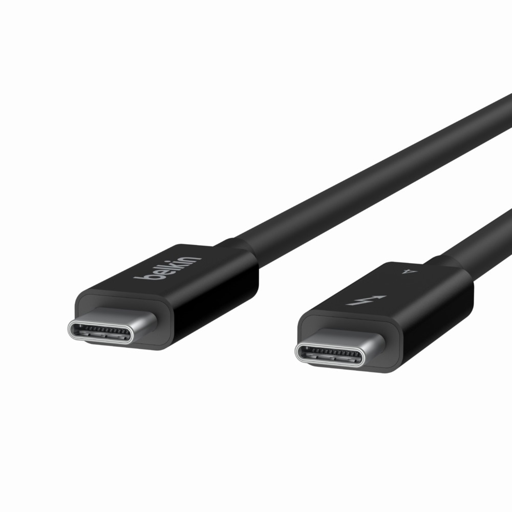 Belkin Cavo Thunderbolt 4 Attivo USB-C 2m - 40 Gbps, 100W Power Delivery, Compatibile con USB 4 e Thunderbolt 3