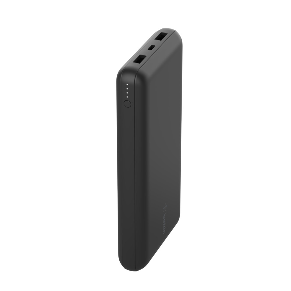 Belkin Caricabatterie Portatile USB-C 20K - Power Bank 20000mAh con 2 Porte USB-A e 1 Porta USB-C, Ricarica Rapida, Nero