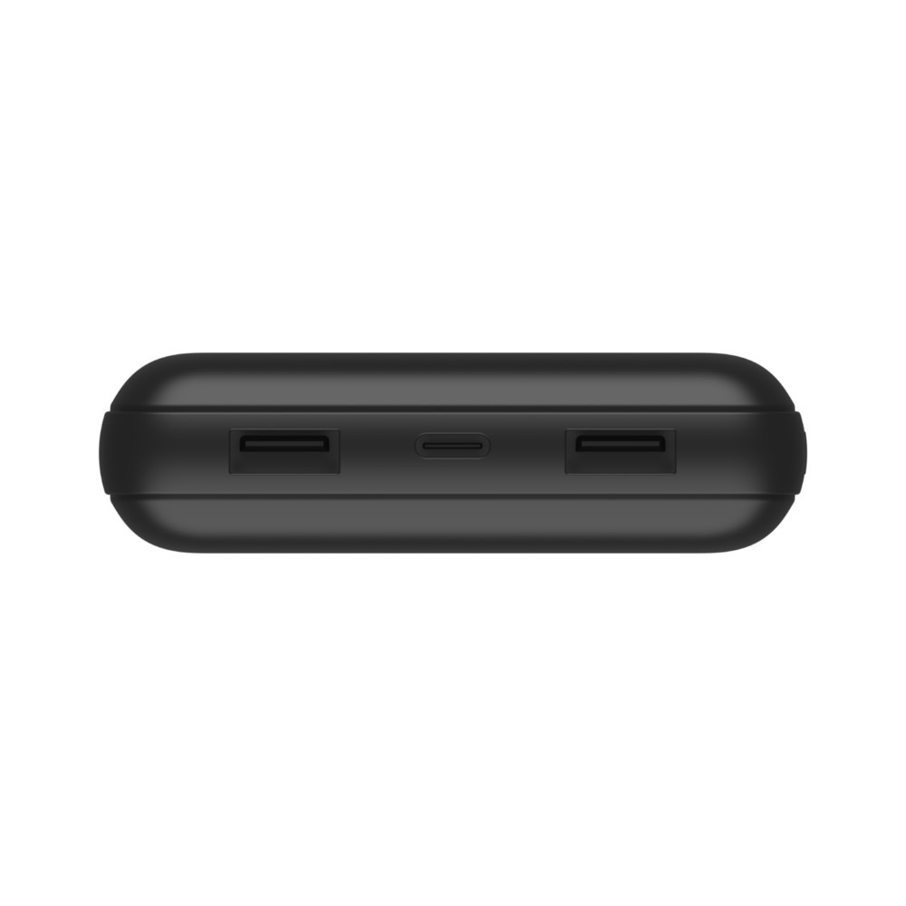 Belkin Caricabatterie Portatile USB-C 20K - Power Bank 20000mAh con 2 Porte USB-A e 1 Porta USB-C, Ricarica Rapida, Nero