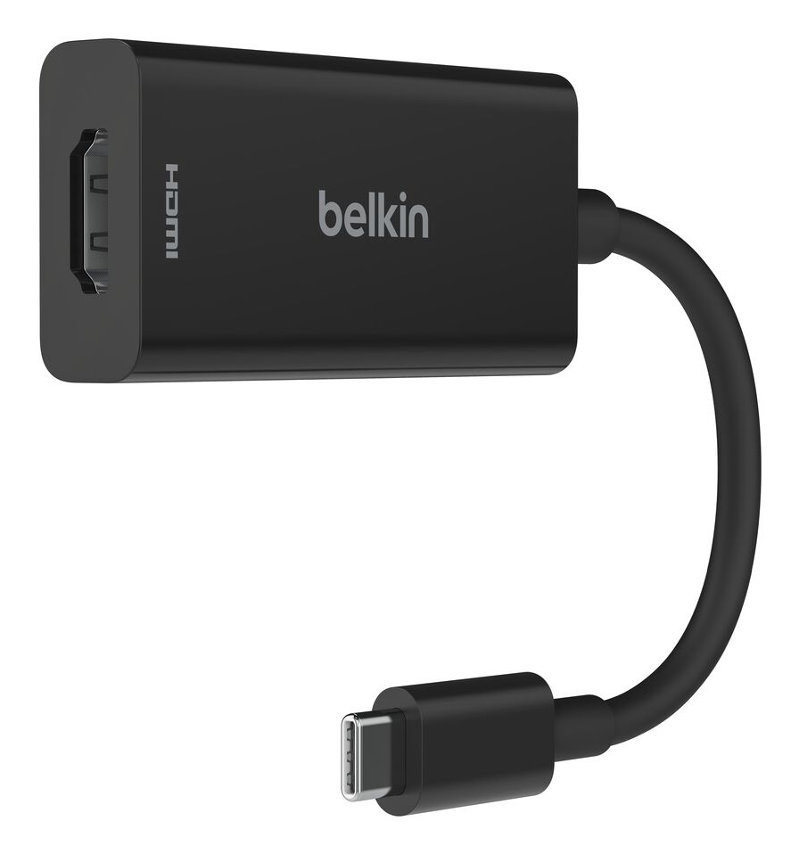 Belkin Adattatore USB-C a HDMI 2.1 con cavo (11 cm) - Supporto 8K a 60 Hz e 4K a 144 Hz, HDR, HBR3, DSC, HDCP 2.2, Certificato USB-IF