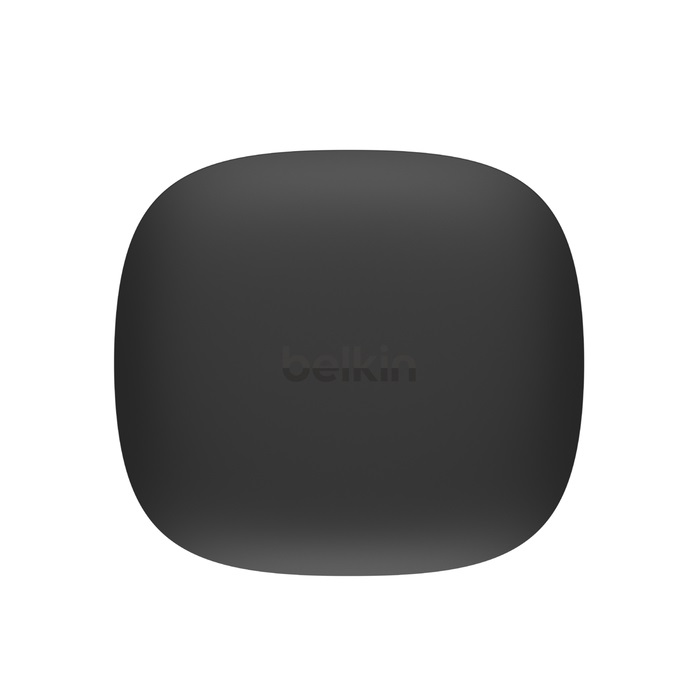 Belkin SoundForm Pulse Auricolari True Wireless con Cancellazione del Rumore, Custodia di Ricarica Wireless, 3 Microfoni e Resistenza all'Acqua (IPX5) - Nero
