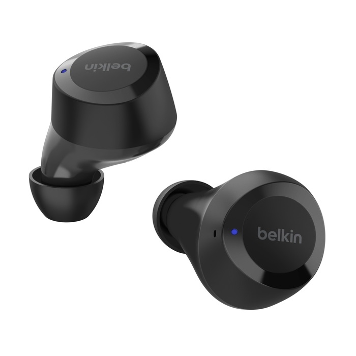Belkin SoundForm Bolt Auricolari True Wireless Stereo (TWS) Nero - Musica e Chiamate, Fino a 28 Ore di Batteria, Resistenza IPX4