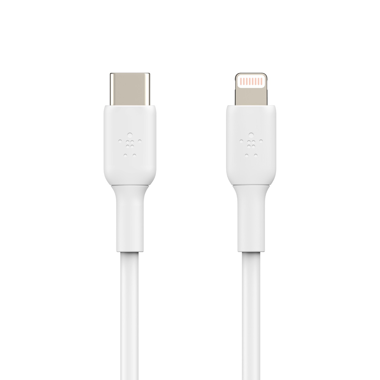 Belkin Cavo USB-C a Lightning 2m - Ricarica Rapida MFi per iPhone 14 e precedenti, 60W, Bianco
