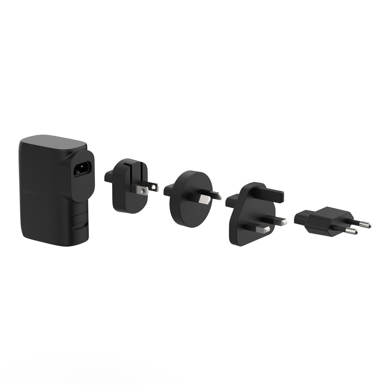 Belkin BoostCharge Caricabatteria da Muro e Power Bank 25W 5000mAh, Ricarica Rapida, 2 Porte USB-C PD 3.0 e USB-A, Cavo USB-C Incluso