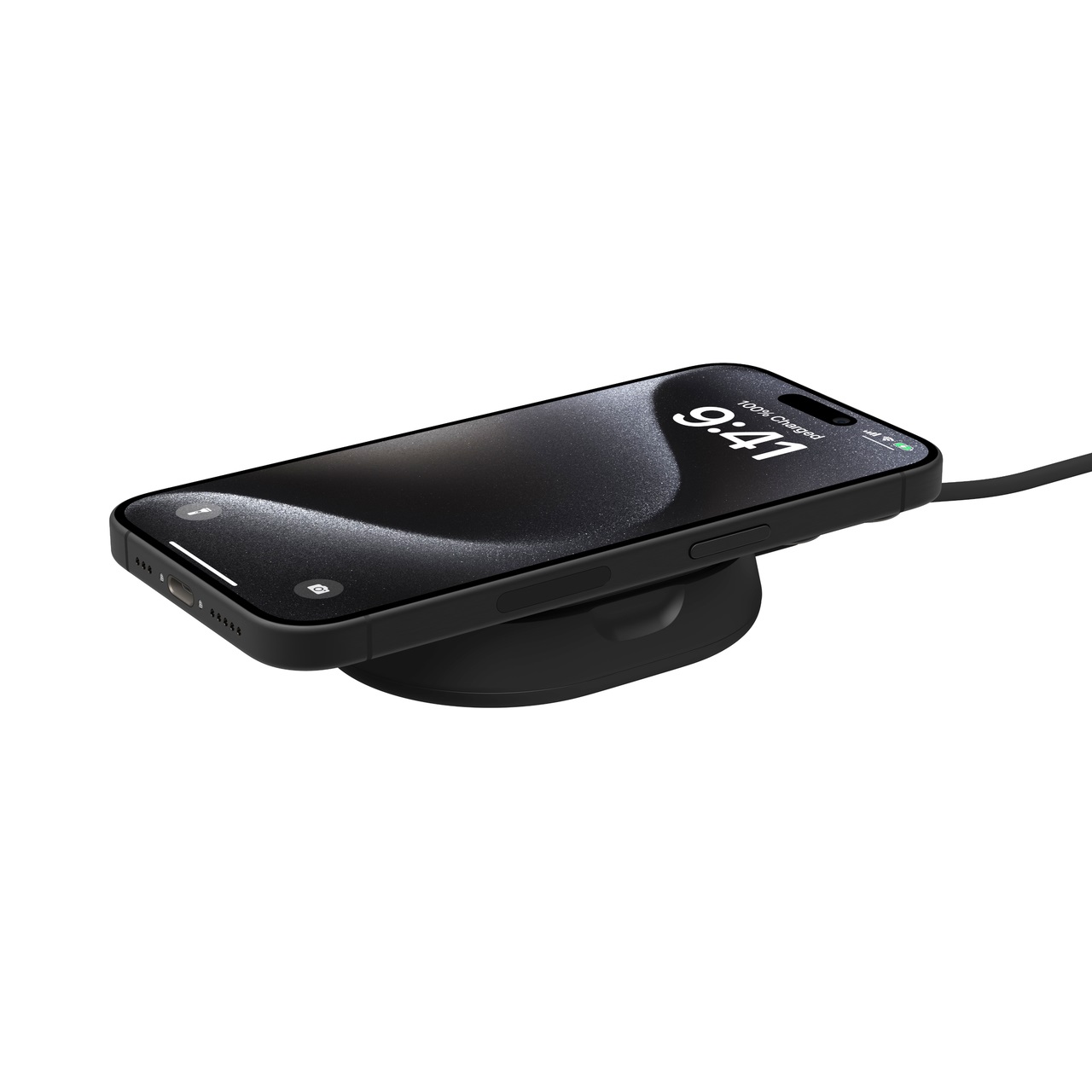 Belkin BoostCharge Pro Supporto di Ricarica Magnetica Convertibile 15W - Caricatore Wireless Qi2 Compatibile con MagSafe per iPhone 16/15/14/13 e AirPods Pro, Nero
