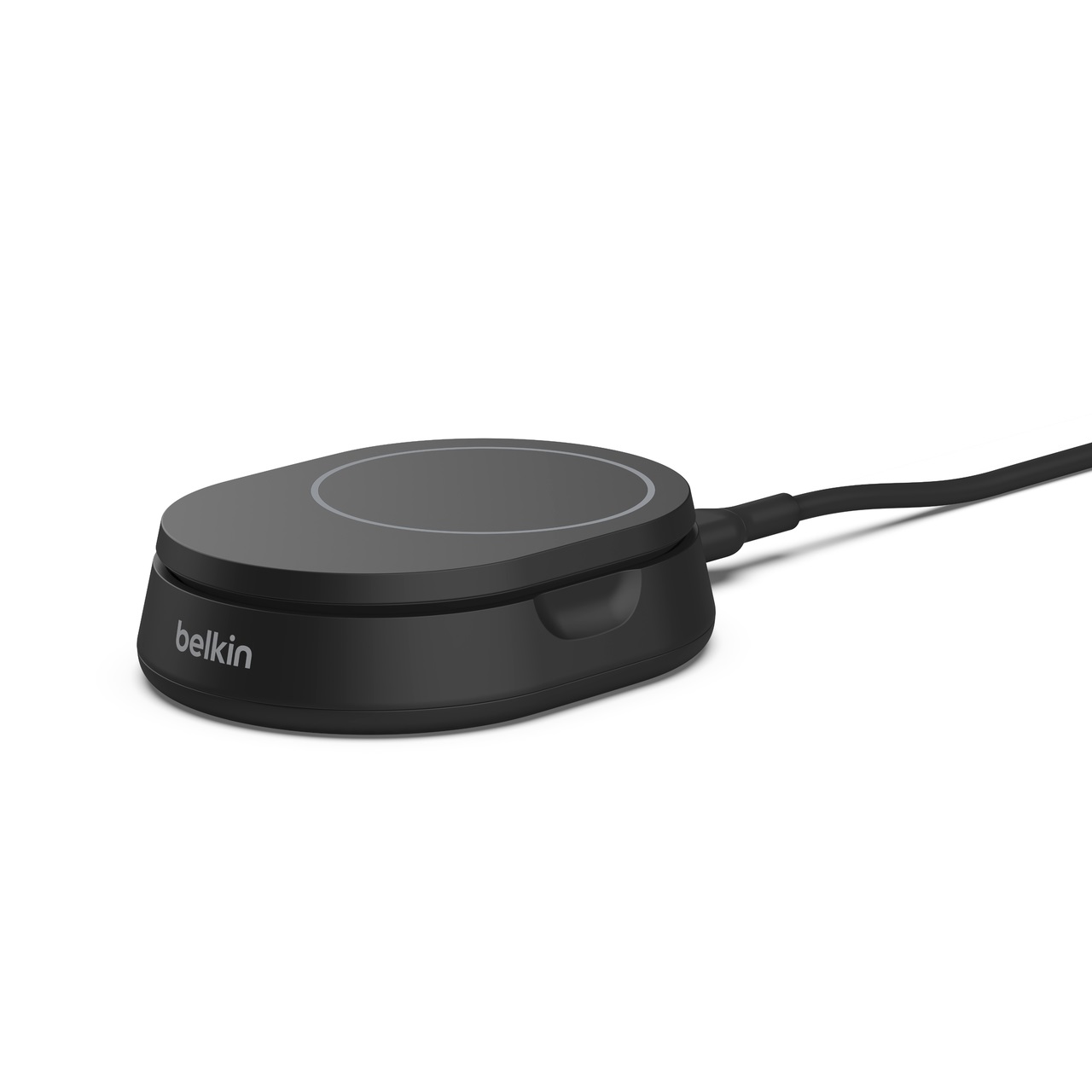 Belkin BoostCharge Pro Supporto di Ricarica Magnetica Convertibile 15W - Caricatore Wireless Qi2 Compatibile con MagSafe per iPhone 16/15/14/13 e AirPods Pro, Nero