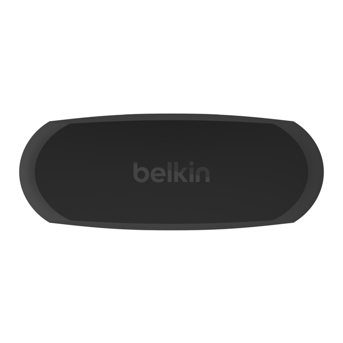 Belkin SoundForm Rhythm Auricolari True Wireless Bluetooth 5.3 con Microfono, Ricarica USB-C Rapida, 28 Ore di Batteria, Resistenza IPX5, Nero