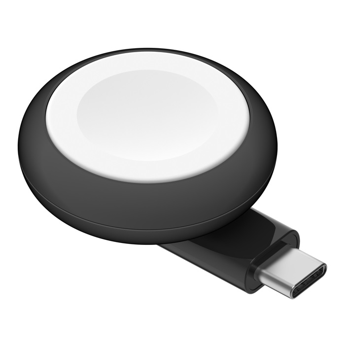 Belkin Caricabatteria USB-C Portatile per Apple Watch - Compatibile con Series 9/8/7, Ultra, MacBook e iPhone 15, Ricarica Veloce, Nero