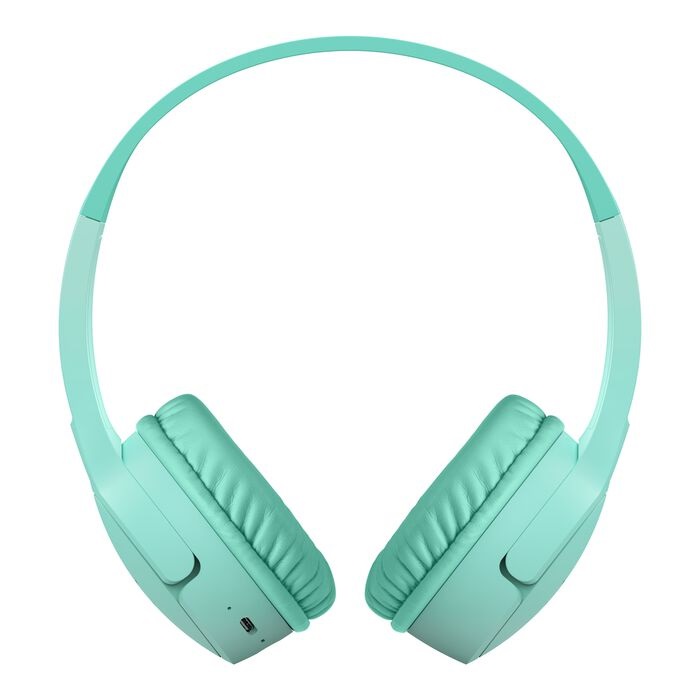 Belkin SoundForm Mini - Cuffie wireless over-ear per bambini con microfono, 30 ore di autonomia e adesivi personalizzabili