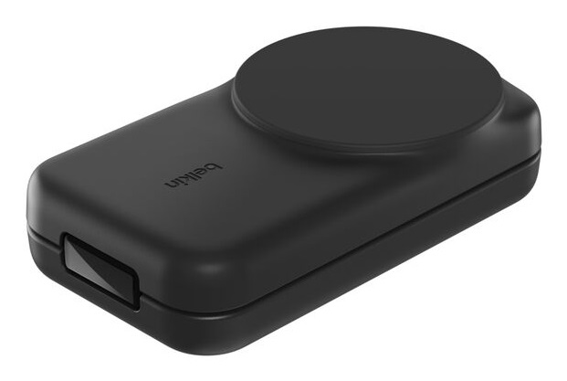 Belkin UltraCharge Caricatore Wireless Magnetico Qi2 3 in 1 25W per iPhone 16, Apple Watch, AirPods e Pixelsnap con Adattatore 45W, Nero
