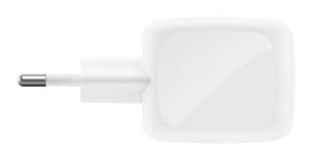 Belkin SmartProtect Caricatore GaN 50W a 2 Porte USB-C con Cavo USB C 1m Incluso - Ricarica Rapida per MacBook, iPhone 17, iPad Pro e Altri Dispositivi