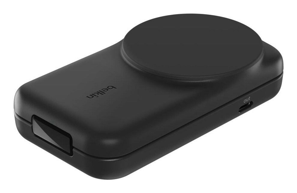 Belkin UltraCharge Caricatore Wireless 2 in 1 25W con MagSafe, USB-C e Adattatore 45W, Nero