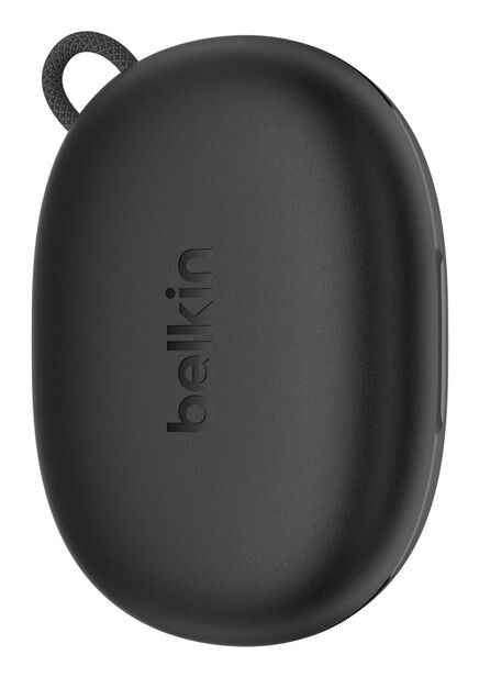 Belkin SoundForm ActiveFit - Auricolari Bluetooth con Microfono, Ricarica Rapida USB-C, 36 Ore di Autonomia, Resistenza IP54, Gancio Ergonomico - Nero