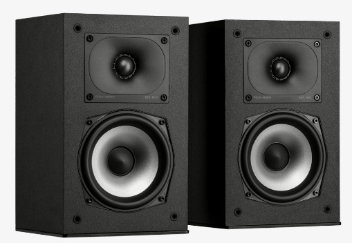 Polk Audio Monitor XT15 - Coppia di Diffusori da Libreria 2 vie, Compatibili con Dolby Atmos e DTS:X, Tweeter In Terilene da 1