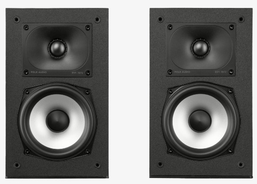 Polk Audio Monitor XT15 - Coppia di Diffusori da Libreria 2 vie, Compatibili con Dolby Atmos e DTS:X, Tweeter In Terilene da 1
