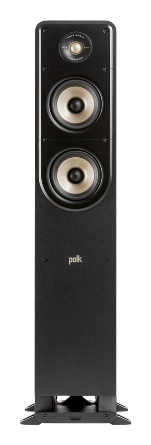 Polk Audio Signature Elite ES50 - Diffusori da Pavimento Hi-Res Audio con Dolby Atmos e Dts: X, Tweeter 1 e Woofer 2 da 5.25, Nero