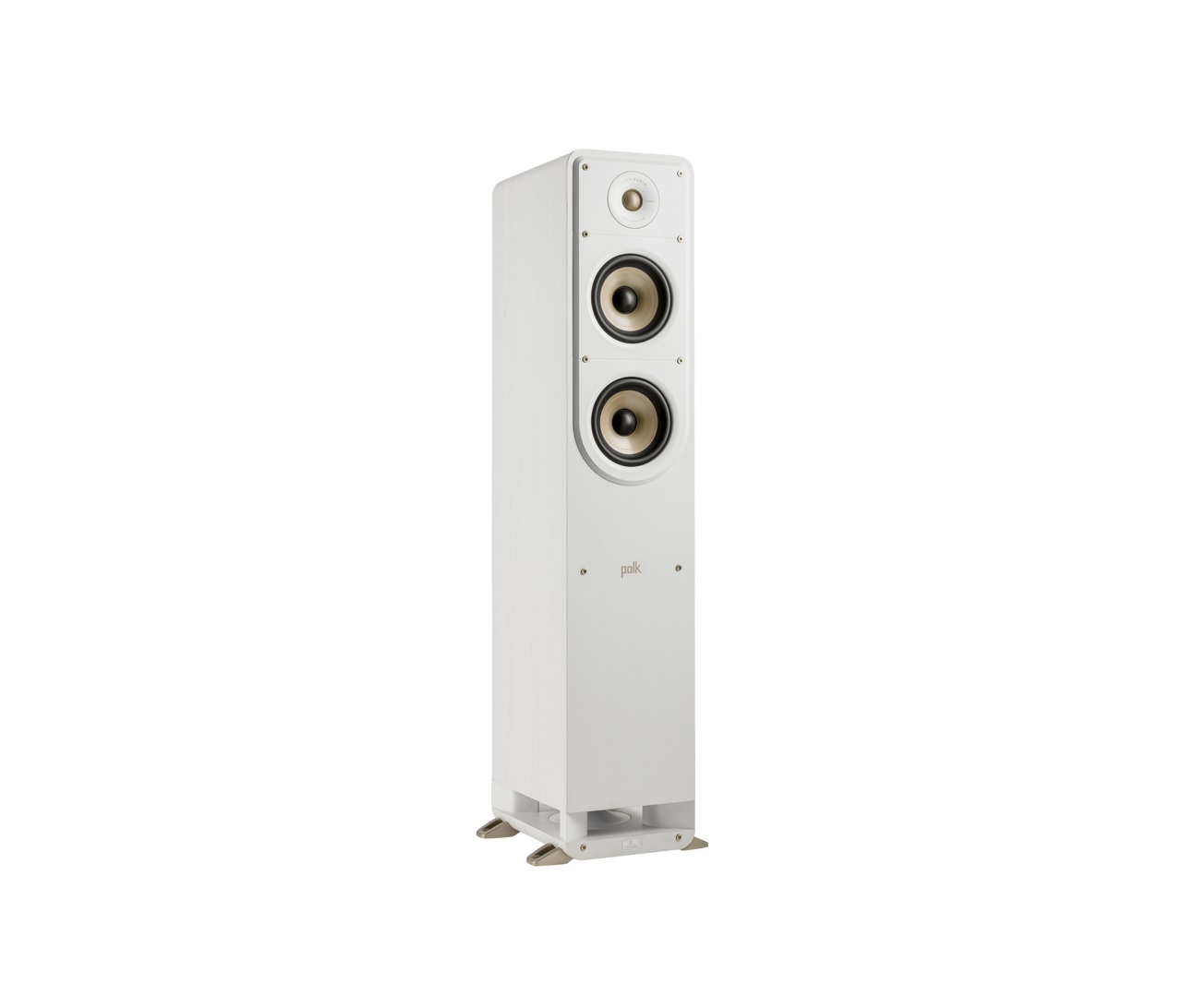 Polk Audio Signature Elite ES50 Diffusore a Torre Bianco 150 W - Certificazione Audio ad Alta Risoluzione, Compatibile con Dolby Atmos e DTS:X