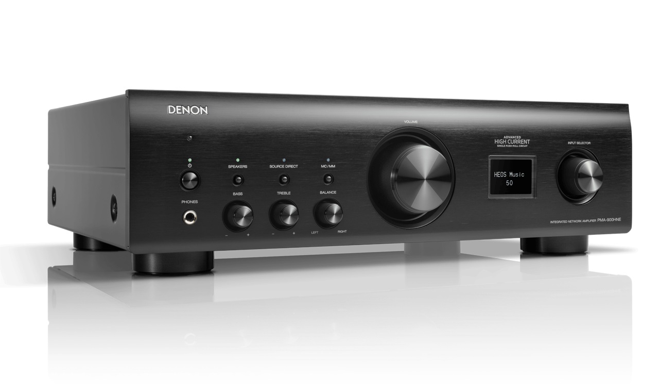 Denon PMA-900HNE Amplificatore e Streamer Integrato 85W, Colore Nero, Wi-Fi, Bluetooth, AirPlay 2