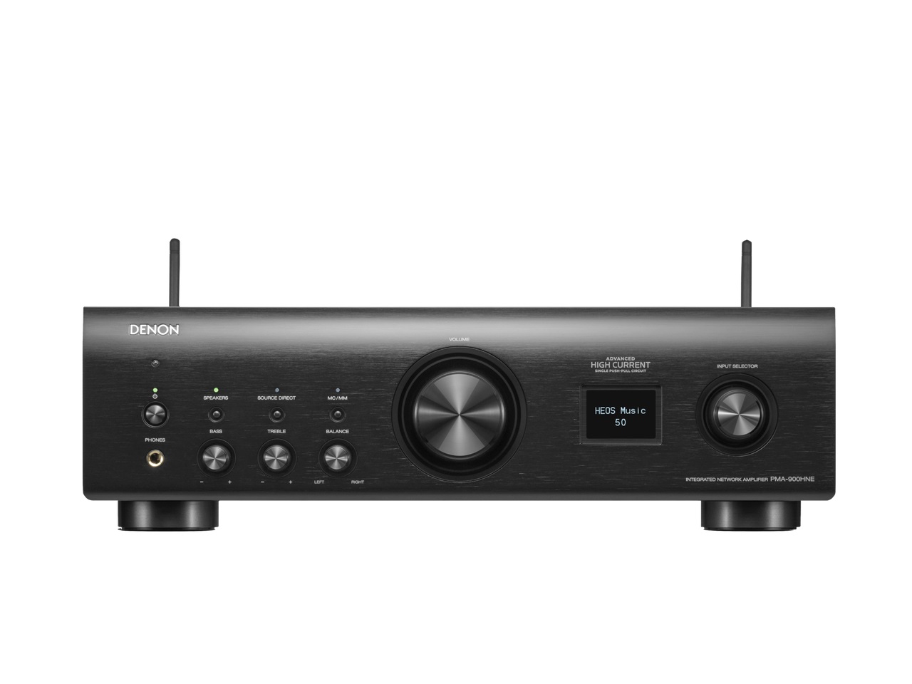 Denon PMA-900HNE Amplificatore e Streamer Integrato 85W, Colore Nero, Wi-Fi, Bluetooth, AirPlay 2