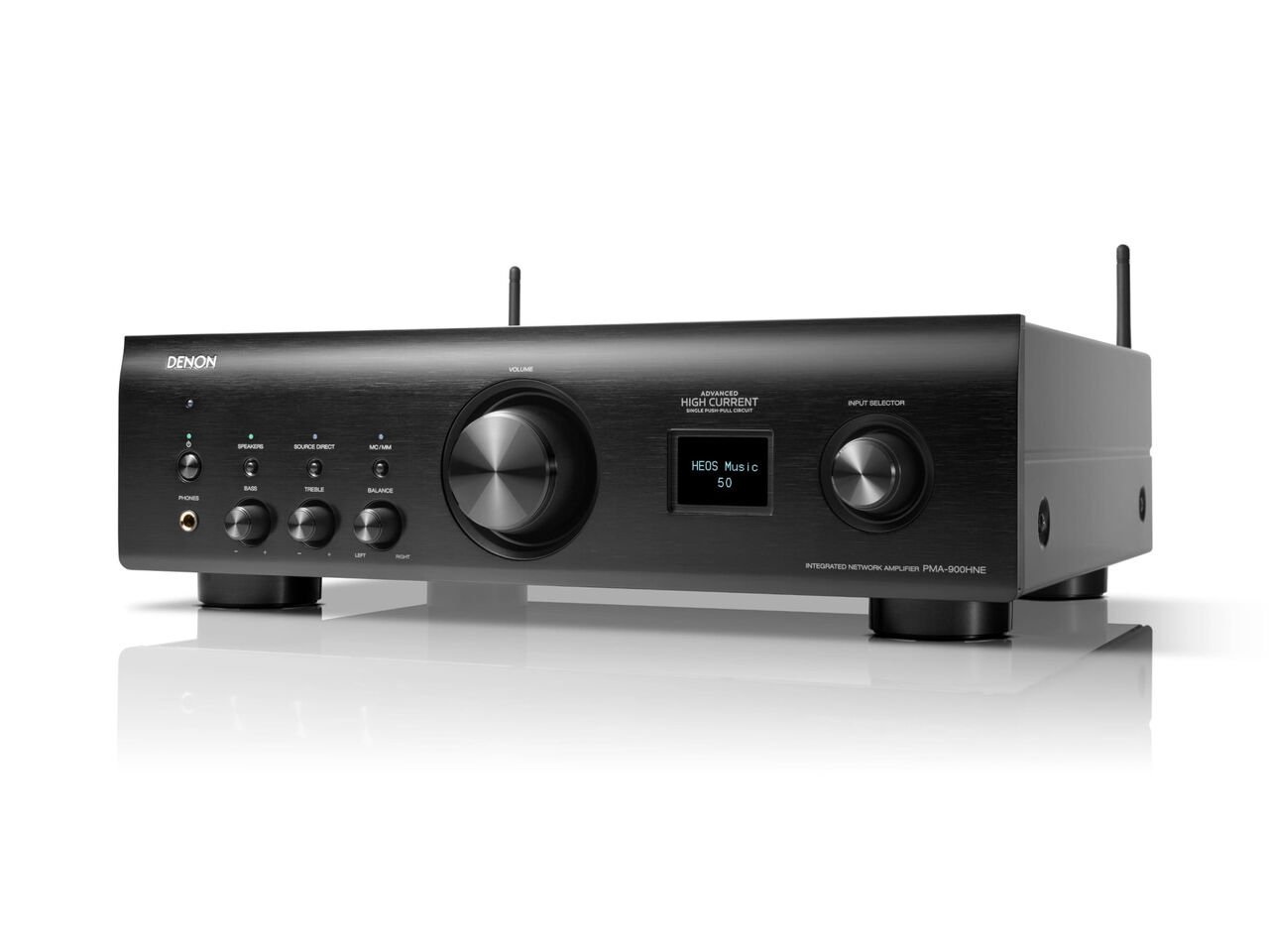 Denon PMA-900HNE Amplificatore e Streamer Integrato 85W, Colore Nero, Wi-Fi, Bluetooth, AirPlay 2
