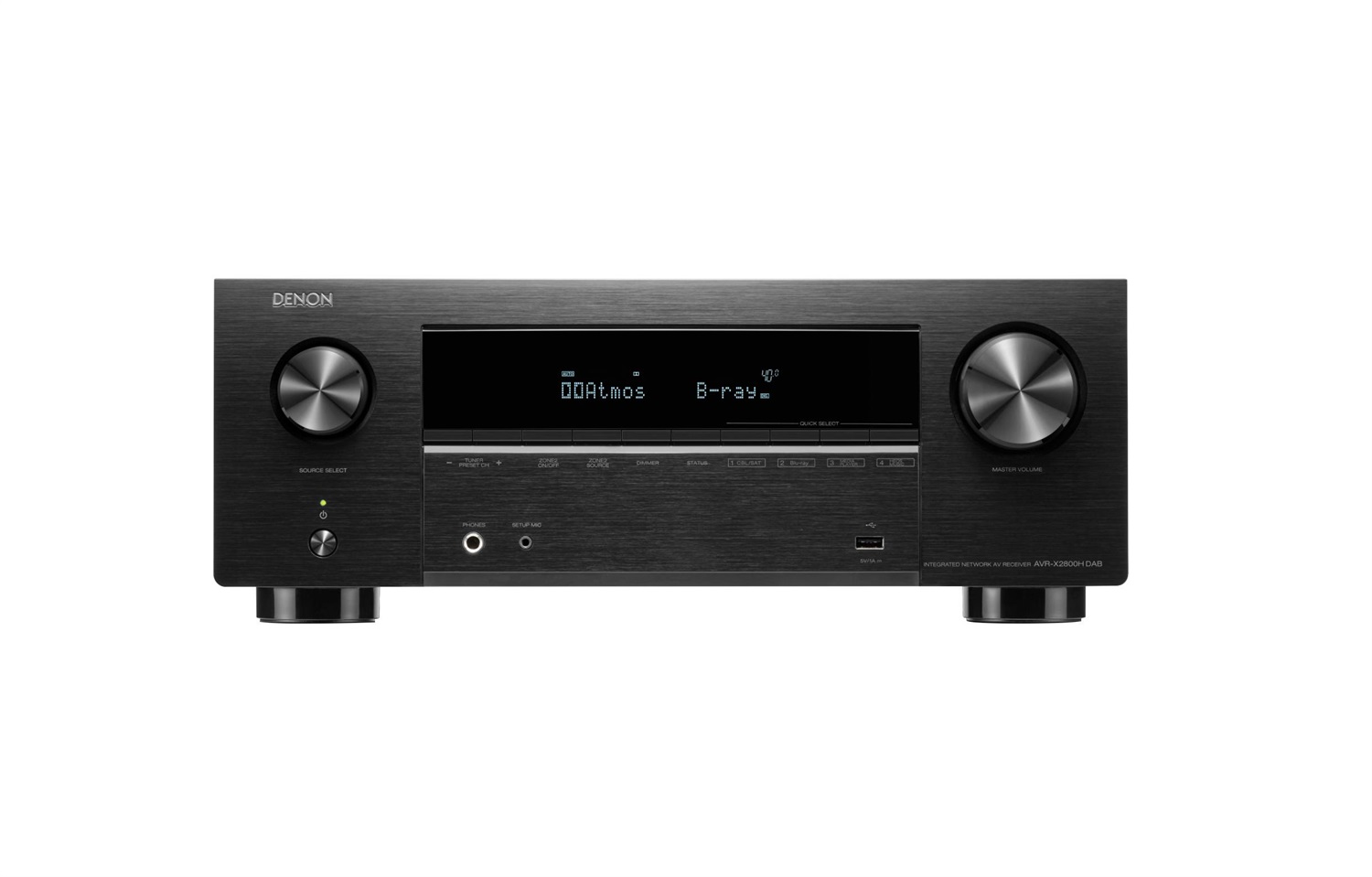 Denon AVR-X2800H DAB Sintoamplificatore AV 7.1 Canali 95 W Stereo con Supporto 8K e Dolby Atmos
