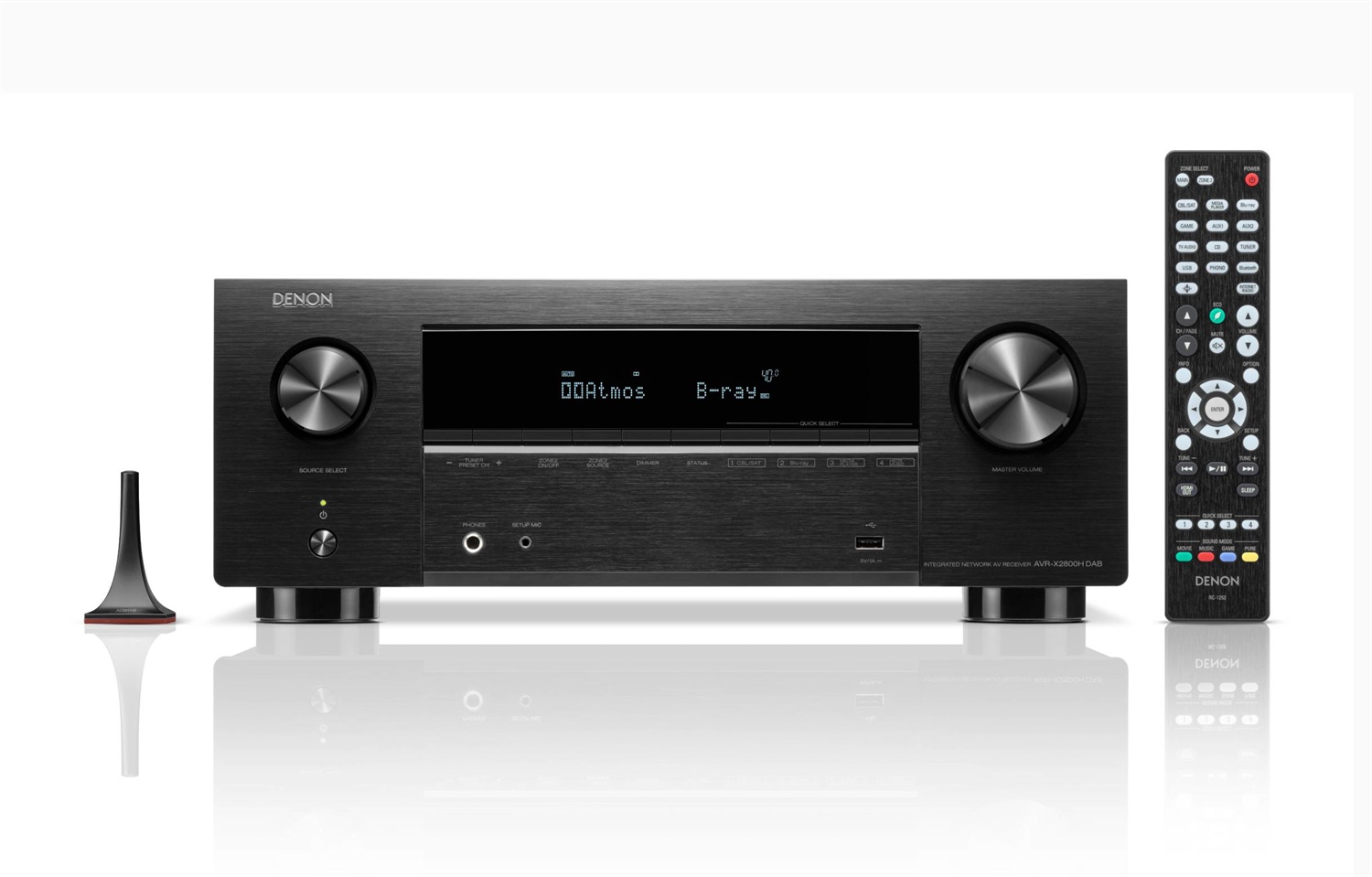 Denon AVR-X2800H DAB Sintoamplificatore AV 7.1 Canali 95 W Stereo con Supporto 8K e Dolby Atmos