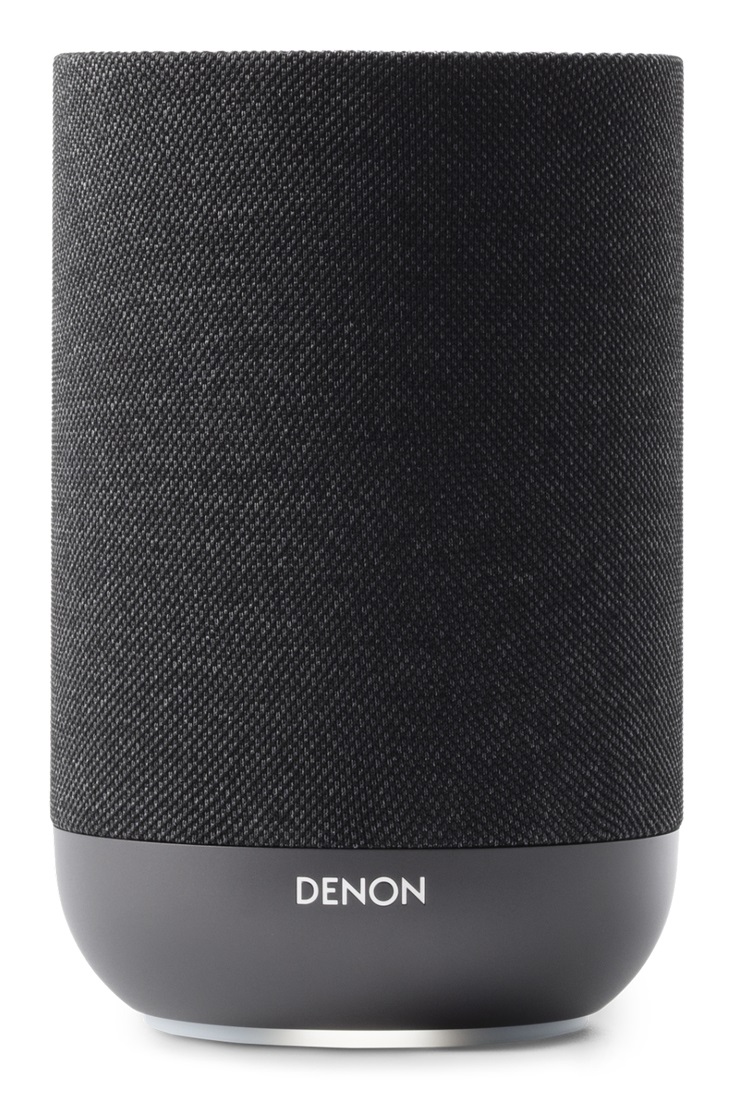 DENON Home 200 Altoparlante Smart Wireless con Dolby Atmos, HEOS Streaming, Wi-Fi, Bluetooth, AirPlay 2 e Audio Hi-Res - Design Elegante Nero