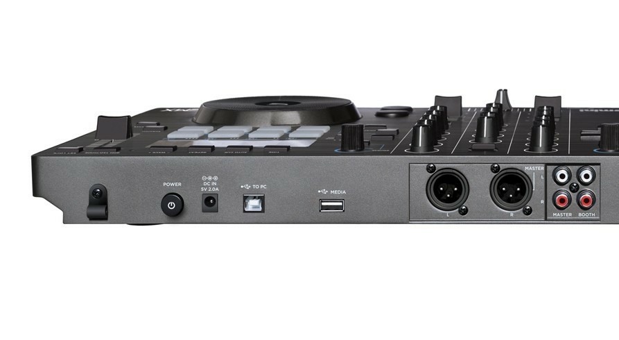 Gemini GMX Controller DJ Professionale a 2 Canali con Controllo DVS, Lettore Multimediale USB e Interfaccia Audio a 24 Bit - Nero
