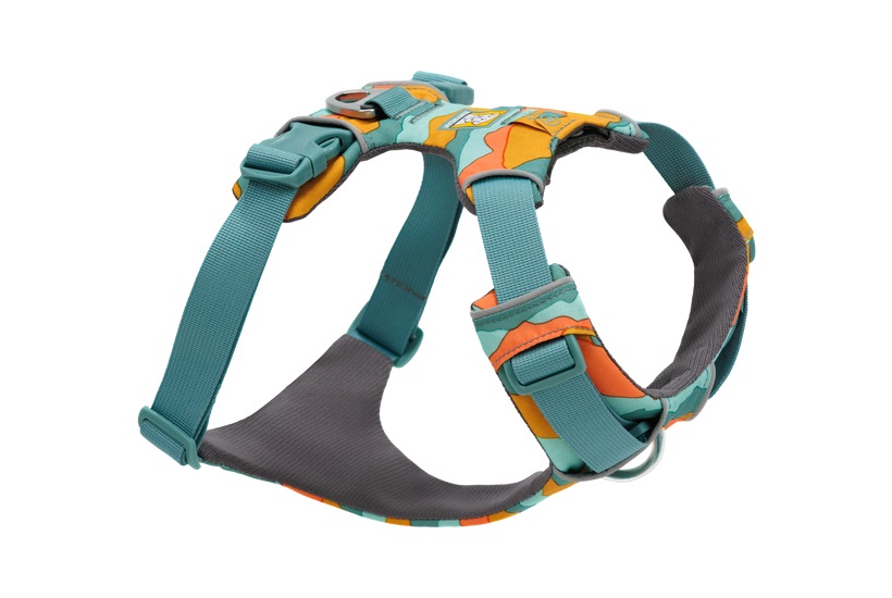 Ruffwear Pettorina Front Range S - Spring Mountains, Nylon e Poliestere, Pettorina a Y Riflettente, Regolabile e Imbottita per Passeggiate e Corsa