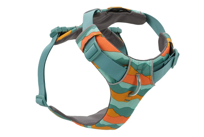 Ruffwear Pettorina Front Range S - Spring Mountains, Nylon e Poliestere, Pettorina a Y Riflettente, Regolabile e Imbottita per Passeggiate e Corsa