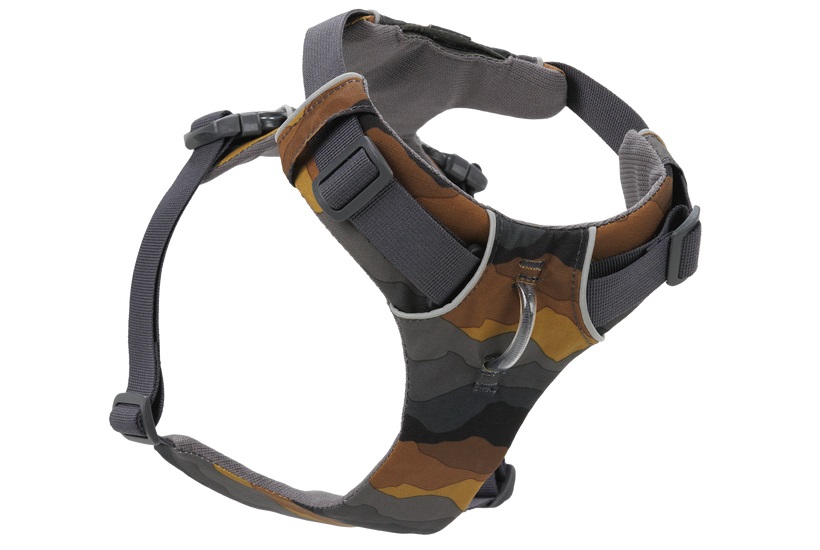 Ruffwear Pettorina Front Range M - Nylon e Poliestere, Circonferenza Toracica 69-81 cm, Design a Y Riflettente, Regolabile e Imbottita per Passeggiate e Corsa