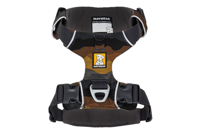 Ruffwear Pettorina Front Range M - Nylon e Poliestere, Circonferenza Toracica 69-81 cm, Design a Y Riflettente, Regolabile e Imbottita per Passeggiate e Corsa