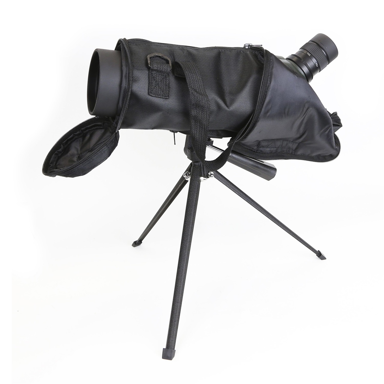 Carson Everglade HD Cannocchiale Impermeabile 15-45x60 mm con Treppiede da Tavolo, Verde