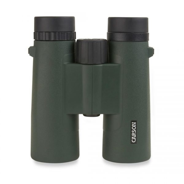Carson JR Series Binocolo 10x42mm BaK-4 Impermeabile e Antinebbia - Nero e Verde